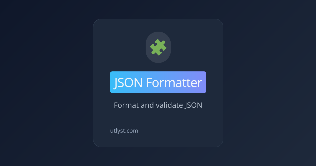 json-formatter-utlyst-utlyst